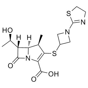 (4R,5S,6S)-3-[[1-(4,5-Dihydro-2-thiazolyl)-3-azetidinyl]thio]-6-[(1R)-1-hydroxyethyl]-4-methyl-7-oxo-1-azabicyclo[3.2.0]hept-2-ene-2-carboxylic acid