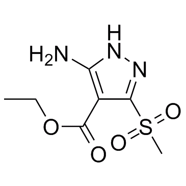 ethyl 5-amino-3-(methylsulfonyl)-1H-pyrazole-4-carboxylate