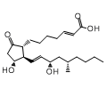 17α,20-dimethyl-δ2-PGE1,  11α,15S-Dihydroxy-17S,20-dimethyl-9-oxo-prosta-2E,13E-dien-1-oic  acid