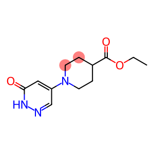 ETHYL 1-(1,6-DIHYDRO-6-OXOPYRIDAZIN-4-YL)PIPERIDINE-3-CARBOXYLATE