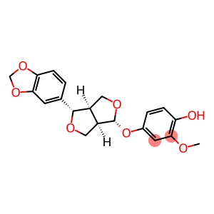 4-[[(1R,3aβ,6aβ)-4β-(1,3-Benzodioxol-5-yl)tetrahydro-1H,3H-furo[3,4-c]furan-1β-yl]oxy]-2-methoxyphenol