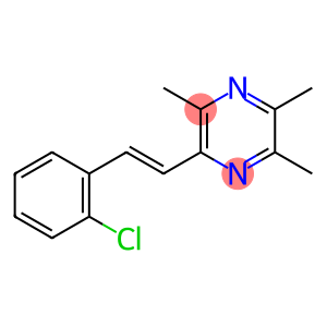 Pyrazine, 2-[(1E)-2-(2-chlorophenyl)ethenyl]-3,5,6-trimethyl-
