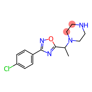 Piperazine, 1-[1-[3-(4-chlorophenyl)-1,2,4-oxadiazol-5-yl]ethyl]-