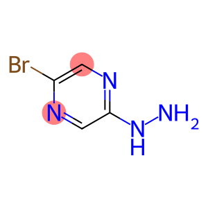 2-溴-5- 肼基吡嗪