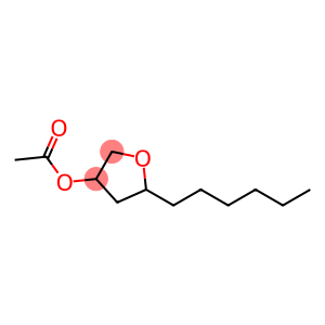 3-Furanol, 5-hexyltetrahydro-, acetate
