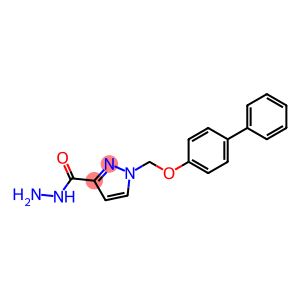 1-[(1,1-biphenyl-4-yloxy)methyl]-1H-pyrazole-3-carbohydrazide