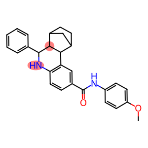 N-(4-methoxyphenyl)-6-phenyl-5,6,6a,7,8,9,10,10a-octahydro-7,10-methanophenanthridine-2-carboxamide