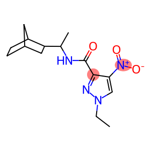N-(1-bicyclo[2.2.1]hept-2-ylethyl)-1-ethyl-4-nitro-1H-pyrazole-3-carboxamide