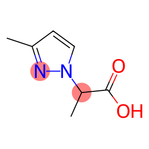 2-(3-methylpyrazol-1-yl)propanoic acid