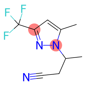 3-(5-甲基-3-(三氟甲基)-1H-吡唑-1-基)丁腈