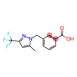Benzoic acid, 3-[[5-methyl-3-(trifluoromethyl)-1H-pyrazol-1-yl]methyl]-