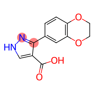 1H-Pyrazole-4-carboxylic acid, 3-(2,3-dihydro-1,4-benzodioxin-6-yl)-