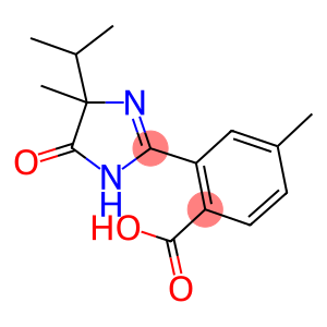 4-methyl-2-(4-methyl-5-oxo-4-propan-2-yl-1H-imidazol-2-yl)benzoic acid
