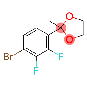 1,3-Dioxolane, 2-(4-bromo-2,3-difluorophenyl)-2-methyl-