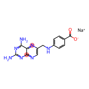 sodium 4-{[(4-amino-2-imino-2,3-dihydropteridin-6-yl)methyl]amino}benzoate