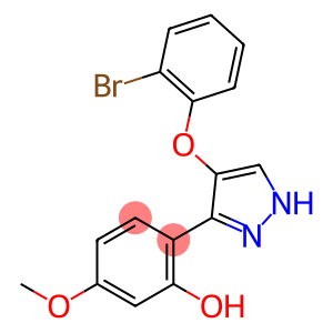 Phenol, 2-[4-(2-bromophenoxy)-1H-pyrazol-3-yl]-5-methoxy-