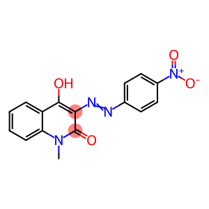 4-hydroxy-1-methyl-3-[(4-nitrophenyl)azo]-2(1h)-quinolinon