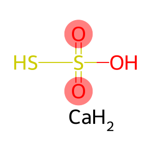 Calcium thiosulfate (Ca(S2O3))