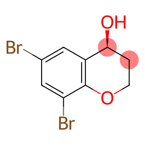 (S)-6,8-二溴色满-4-醇
