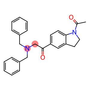 1-(1-Acetylindolin-5-yl)-2-(dibenzylamino)ethan-1-one