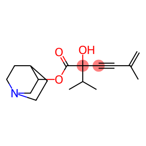 1-azabicyclo[2.2.2]octan-3-yl 2-hydroxy-5-methyl-2-propan-2-ylhex-5-en-3-ynoate