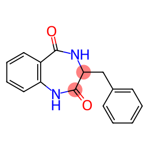 1H-1,4-Benzodiazepine-2,5-dione, 3,4-dihydro-3-(phenylmethyl)-