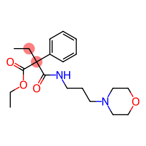 N-(3-Morpholinopropyl)phenylethylmalonamidic acid ethyl ester