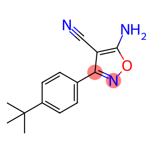 5-氨基-3-(4-叔丁基苯基)异恶唑-4-甲腈