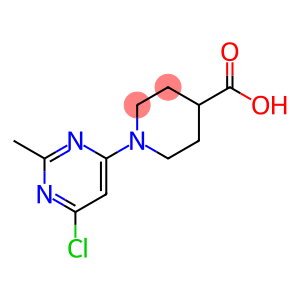 1-(6-氯-2-甲基-4-嘧啶基)-4-哌啶羧酸