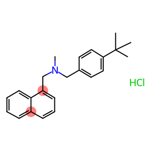 n-((4-(1,1-dimethylethyl)phenyl)methyl)-n-methyl-1-naphthalenemethanaminhy