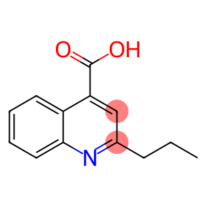 4-quinolinecarboxylic acid, 2-propyl-