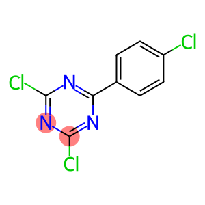 2,4-二氯-6-(4-氯苯基)-1,3,5-三嗪