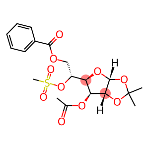 3-O-乙酰基-6-O-苯甲酰-5-O-(甲磺酰)-1,2-O-异亚丙基-α-D-呋喃葡萄糖