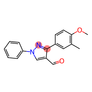 3-(4-Methoxy-3-methylphenyl)-1-phenyl-1H-pyrazole-4-carbaldehyde