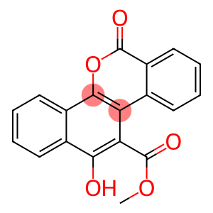 METHYL 12-HYDROXY-6-OXO-6H-DIBENZO[C,H]CHROMENE-11-CARBOXYLATE