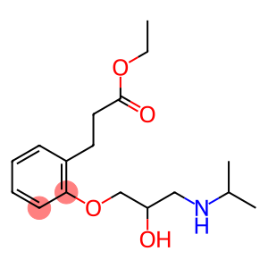 Benzenepropanoic acid, 2-[2-hydroxy-3-[(1-methylethyl)amino]propoxy]-, ethyl ester