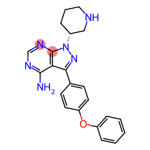 3-(4-Phenoxyphenyl)-1-(piperidin-3-yl)-1H-pyrazolo[3,4-d]pyrimidin-4-amine