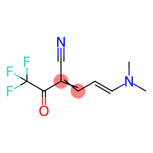 (4E)-5-(Dimethylamino)-2-(2,2,2-trifluoroacetyl)-2,4-pentadienenitrile
