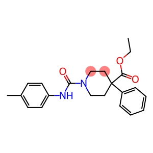 ethyl 1-[(4-methylphenyl)carbamoyl]-4-phenyl-piperidine-4-carboxylate