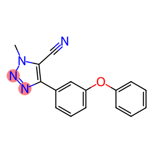 1H-1,2,3-Triazole-5-carbonitrile, 1-methyl-4-(3-phenoxyphenyl)-