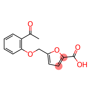 5-[(2-acetylphenoxy)methyl]-2-furancarboxylic acid