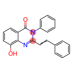 4(3H)-Quinazolinone,  8-hydroxy-3-phenyl-2-styryl-  (6CI)