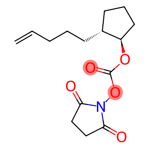Carbonic acid, 2,5-dioxo-1-pyrrolidinyl (1R,2R)-2-(4-penten-1-yl)cyclopentyl ester