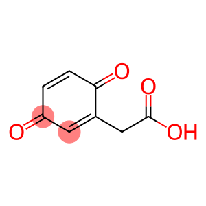 2-(3,6-dioxocyclohexa-1,4-dien-1-yl)acetic acid