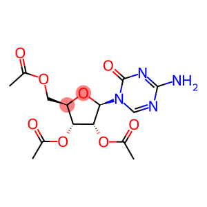 S-Triazin-2(1H)-one, 4-amino-1-.beta.-D-ribofuranosyl-, triacetate (ester)