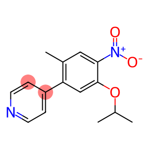 Pyridine, 4-[2-methyl-5-(1-methylethoxy)-4-nitrophenyl]-