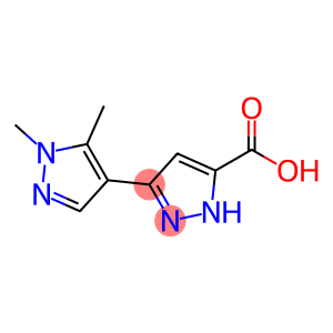 5-(1,5-dimethyl-1H-pyrazol-4-yl)-1H-pyrazole-3-carboxylic acid