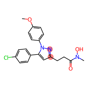 3-[5-(4-chlorophenyl)-1-(4-methoxyphenyl)-1H-pyrazol-3-yl]-N-hydroxy-N-methylpropanamide