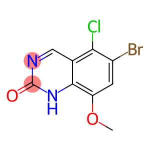 2(1H)-Quinazolinone, 6-bromo-5-chloro-8-methoxy-