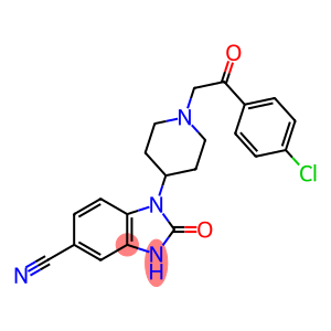 1-(1-(2-(4-chlorophenyl)-2-oxoethyl)piperidin-4-yl)-2-oxo-2,3-dihydro-1H-benzo[d]imidazole-5-carbonitrile